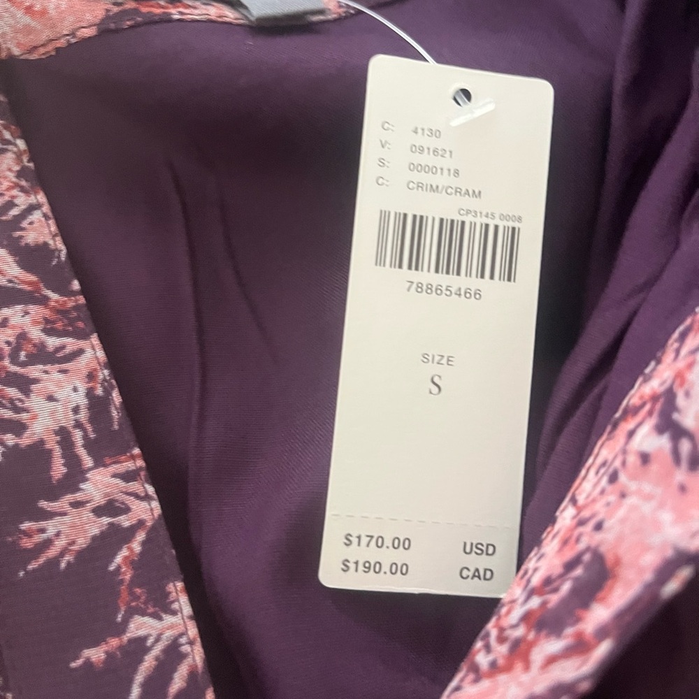 Anthropologie Purple and Pink Floral Dress - Picture 5 of 7